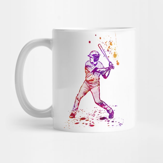 Baseball Batter or Hitter in Launch Position - 02 by SPJE Illustration Photography